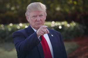 trump pointing